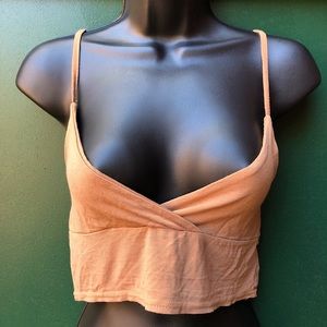 PLT Tan Crop Top